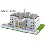 Casa Alba- White House- puzzle 3D din lemn